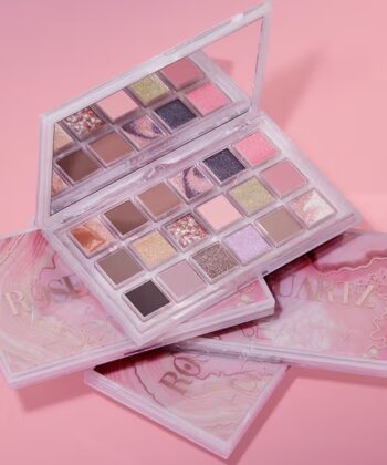 Shop the HUDA BEAUTY Rose Quartz Eyeshadow Palette at Gupta Cosmetics.