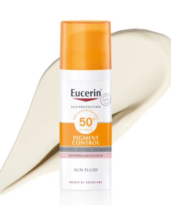 Eucerin Pigment Control Sunscreen Fluid SPF50+ Has Thiamidol Prevent & Reduce Darkspot Is Nonsticky  -50ml
