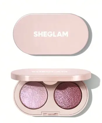Sheglam Prismalight Baked Gelee Eyeshadow Duo-Ultraviolet Strobe