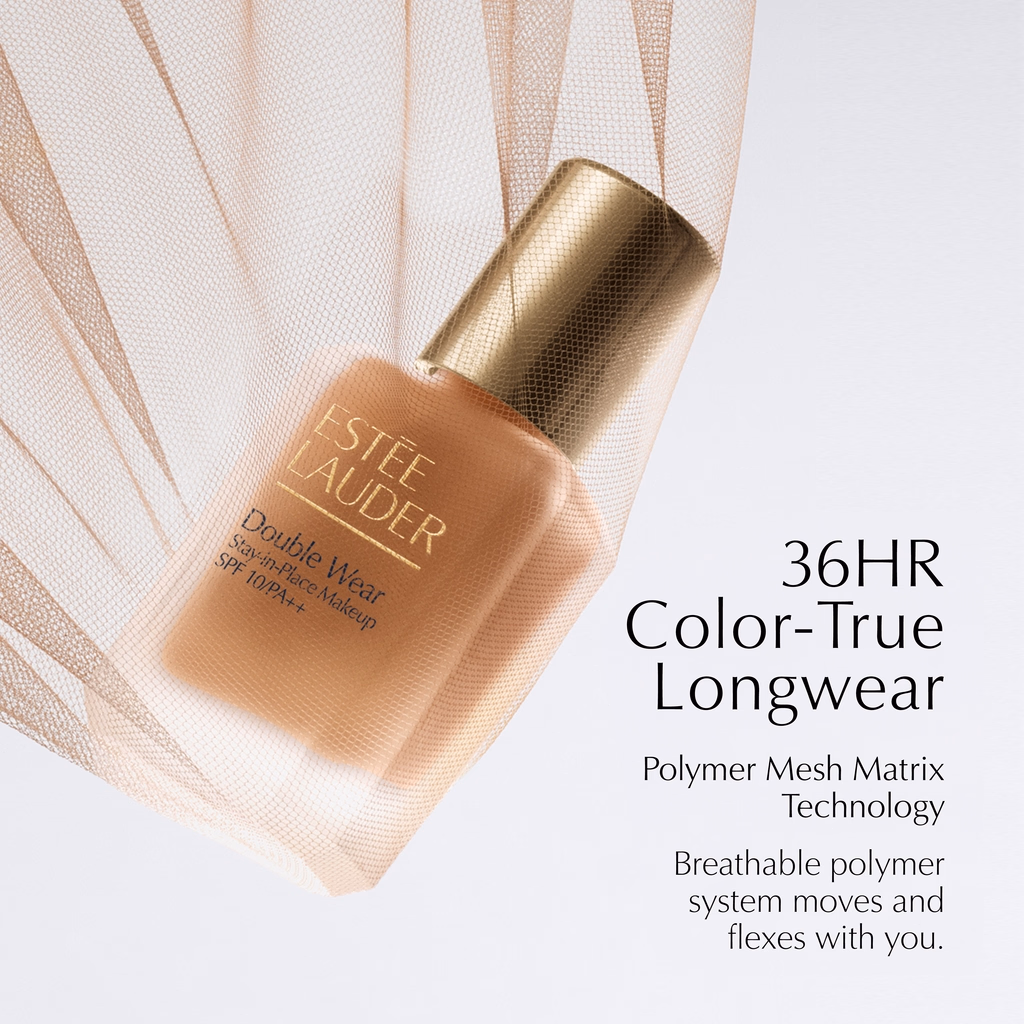 ESTEE LAUDER Mini Double Wear Travel Size Stay-in-Place Longwear Matte Foundation SPF 10 - 2W2 Rattan3