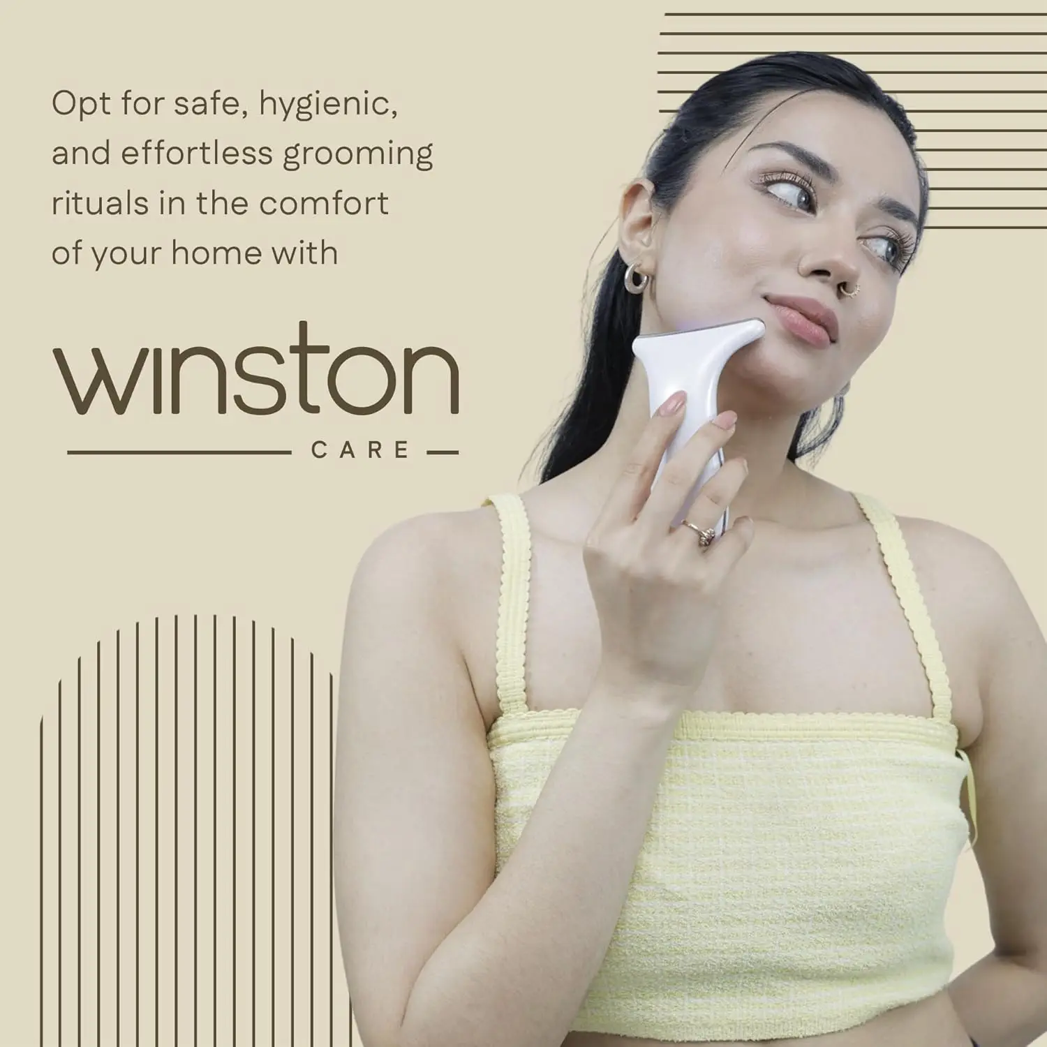 Winston Rechargeable 4 in 1 Face and Neck Massager and Skin Lifting2