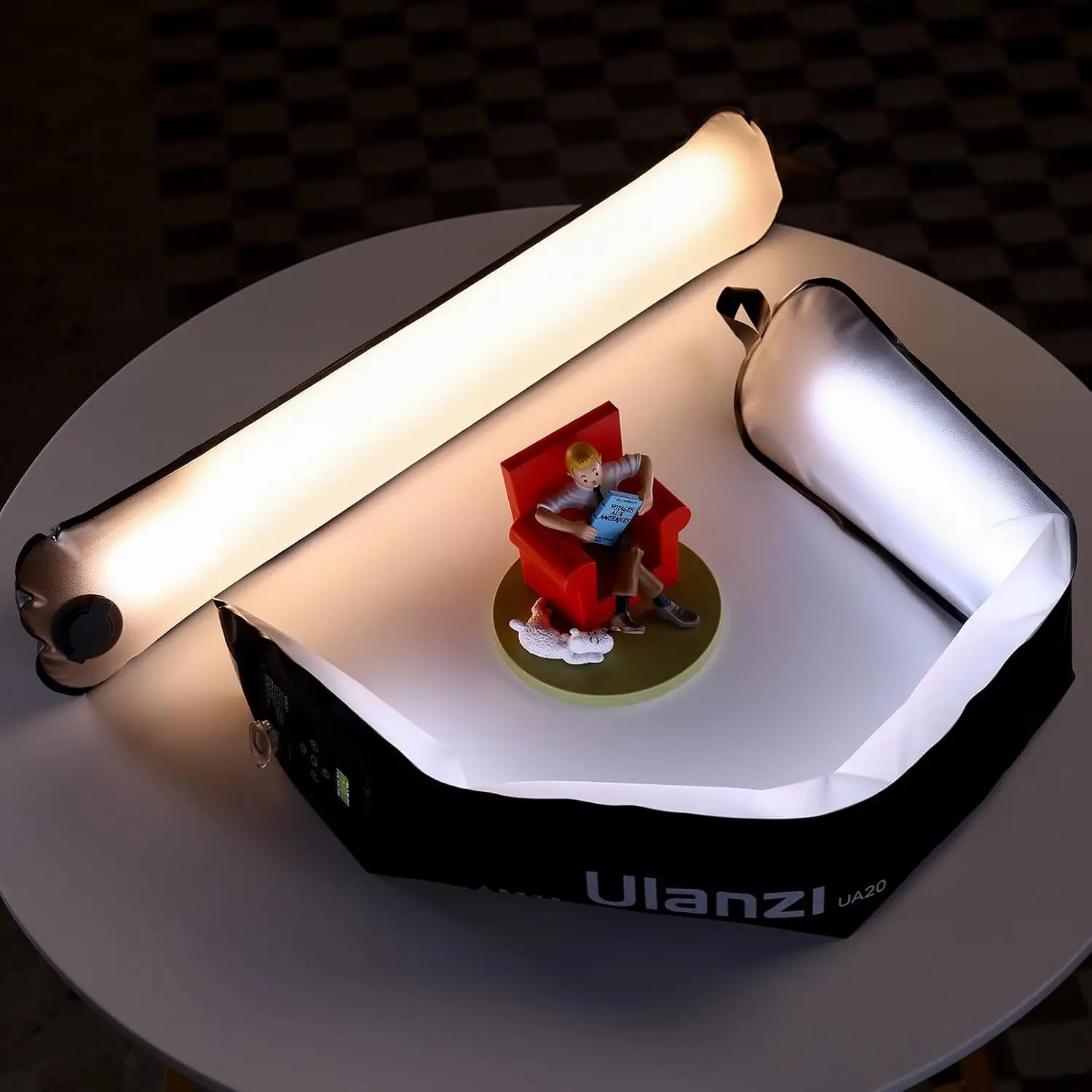 Ulanzi UA12 Bi-Color LED Inflatable Tube Light, 2700K-6500K 12W Foldable - Image 2
