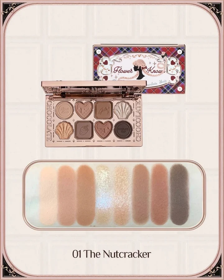 flower-knows-chocolate-series-eyeshadow-palette---the-nutcracker-01-image-2.webp Flower Knows Flower knows Chocolate Series Eyeshadow Palette - The Nutcracker 01 - 2