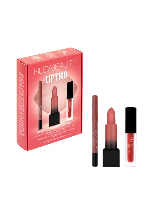 Huda Beauty Huda Beauty Icon Lip Trio Set - 2