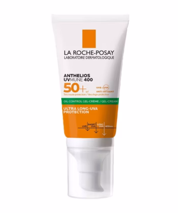La Roche-Posay Anthelios UVMUNE400 Oil Control Gel Cream SPF50+, Sunscreen For Oily (50ml) - 1