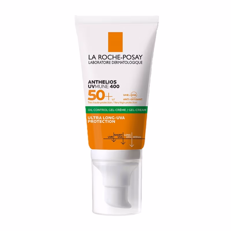 La Roche-Posay Anthelios UVMUNE400 Oil Control Gel Cream SPF50+, Sunscreen For Oily (50ml) - 1