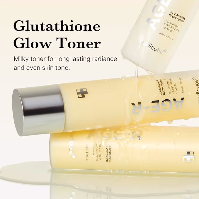 Medicube Age-R Glutathione Glow Toner - 140ml - Image 3