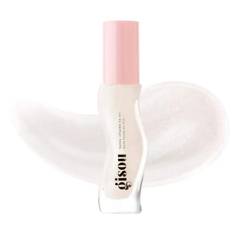 Gisou Honey Infused Lip Oil - Coconut Frost - 8ml - Image 1