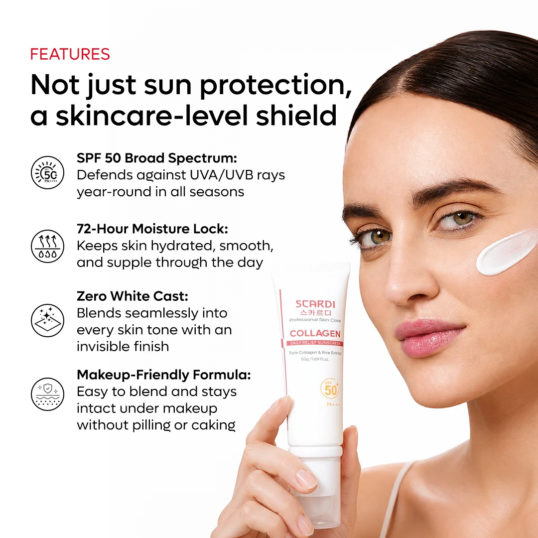 Scardi Scardi Collagen Daily Relief Sunscreen - 50gm - 2