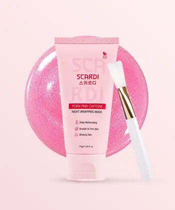 Scardi Scardi PDRN Pink Caffeine Night Wrapping Mask - 75gm - 1