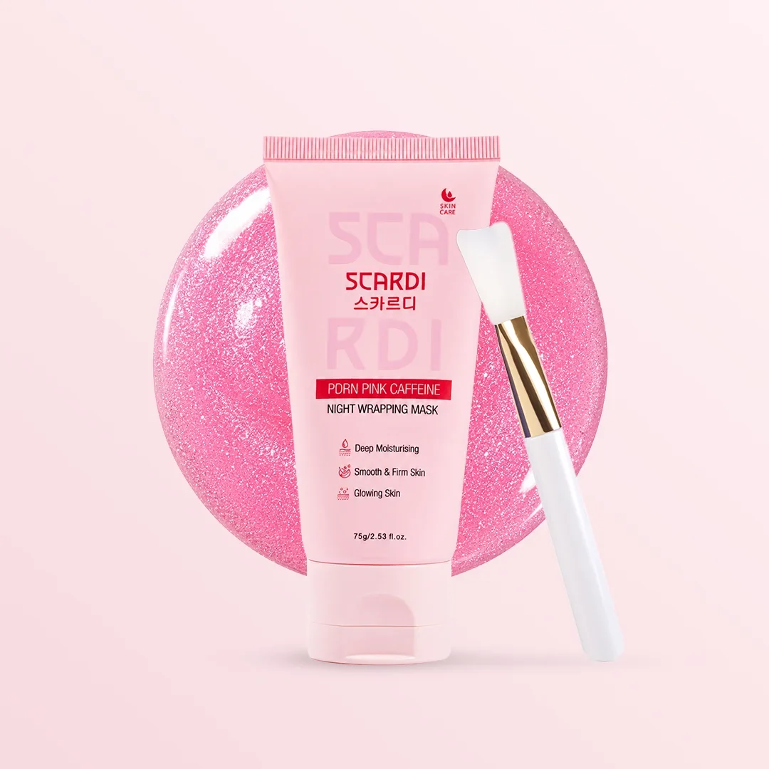 Scardi Scardi PDRN Pink Caffeine Night Wrapping Mask - 75gm - 1