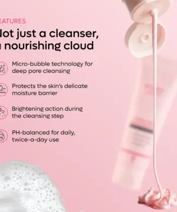 Scardi Scardi Pink PDRN Niacinamide Facial Cleanser - 100gm - 2