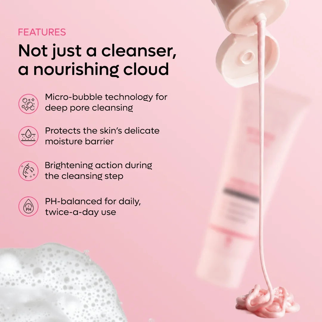 Scardi Scardi Pink PDRN Niacinamide Facial Cleanser - 100gm - 2