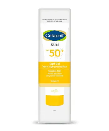 Cetaphil Combination Skin Sun Spf 50 Sunscreen, Very High Protection Light Gel,50ML