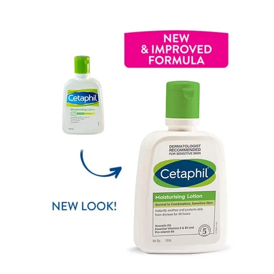 Cetaphil Moisturizing Lotion for Normal to Combination, Sensitive Skin| 100 ml - Image 2
