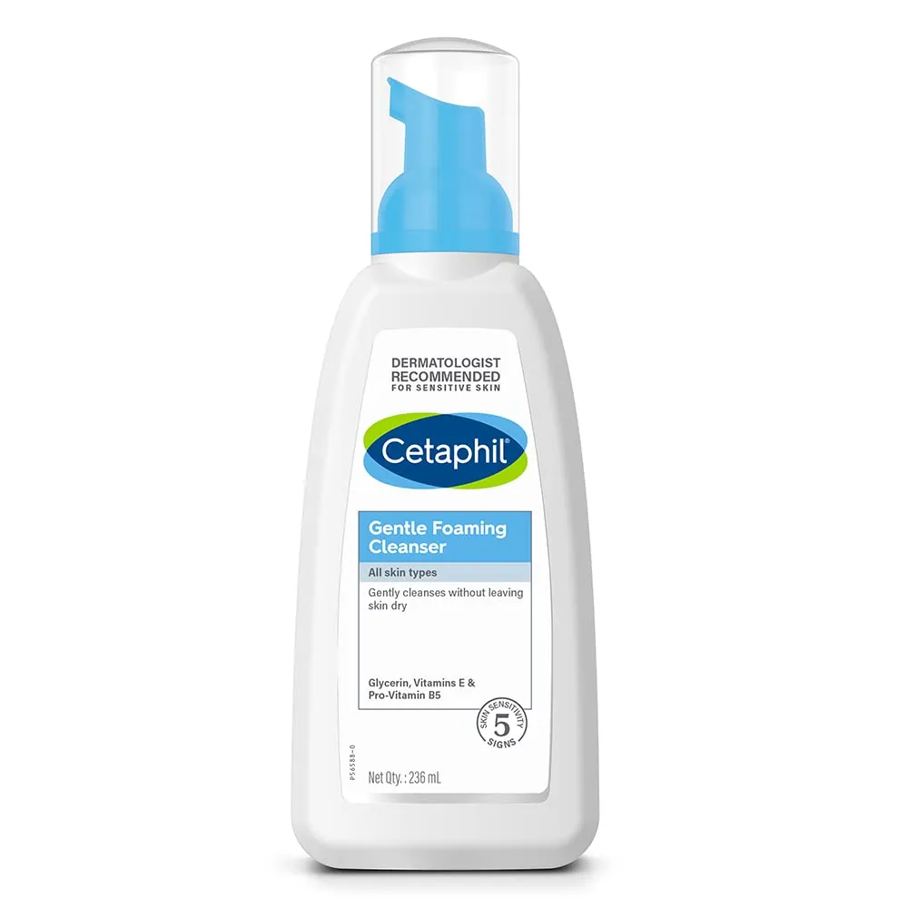 Cetaphil Gentle Foaming Cleanser for All Skin Types - 236 ml - Image 1